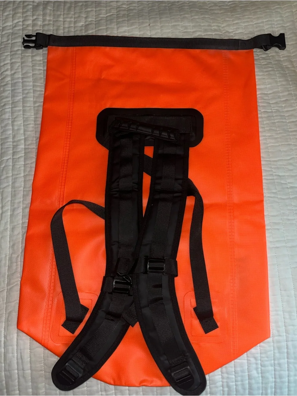 New! Orange Dry Roll-Top Backpack